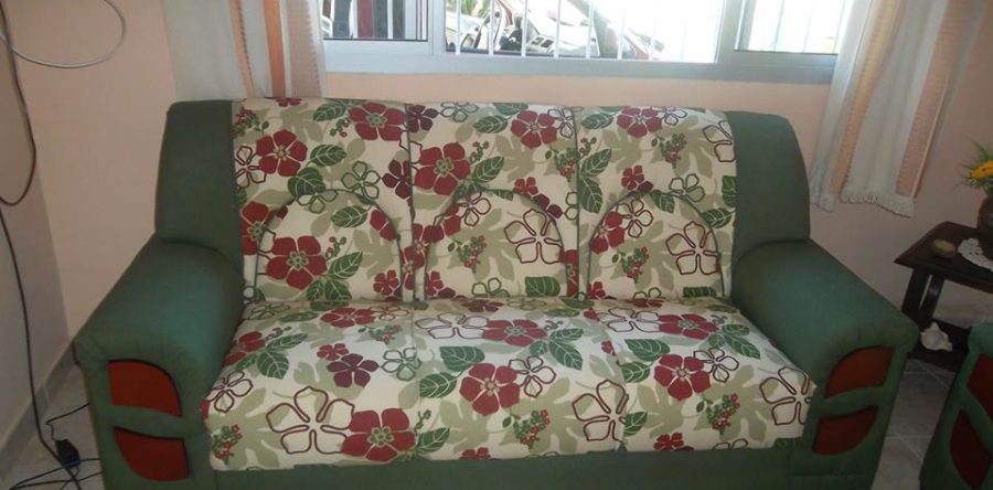 Reforma de Sofá em Tecido Impermeável Camboriú Verde e Duna Verde Bandeira