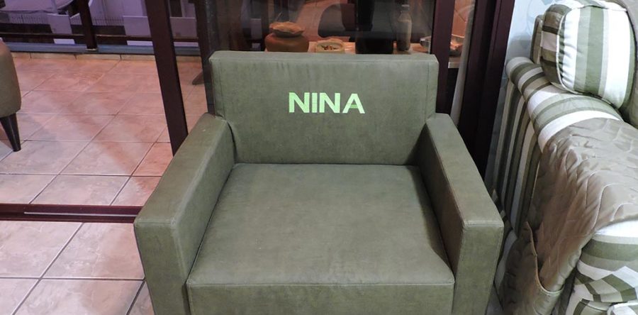 Reforma de Poltrona em  Tecido Impermeável Duna Verde Escuro