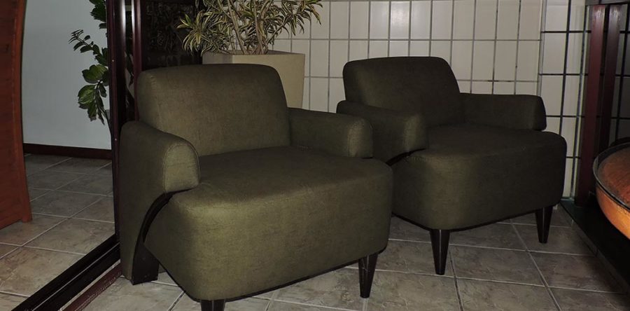 Reforma de Poltronas em Tecido Impermeável Duna Verde Escuro