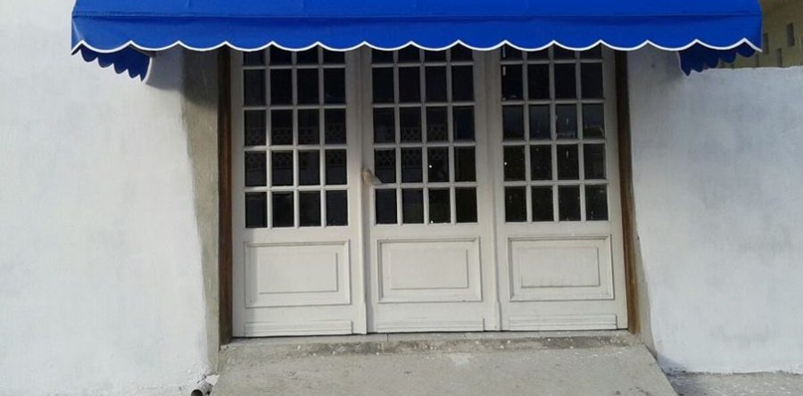 Fabricação de Toldo Fixo em  Tecido Lona Azul