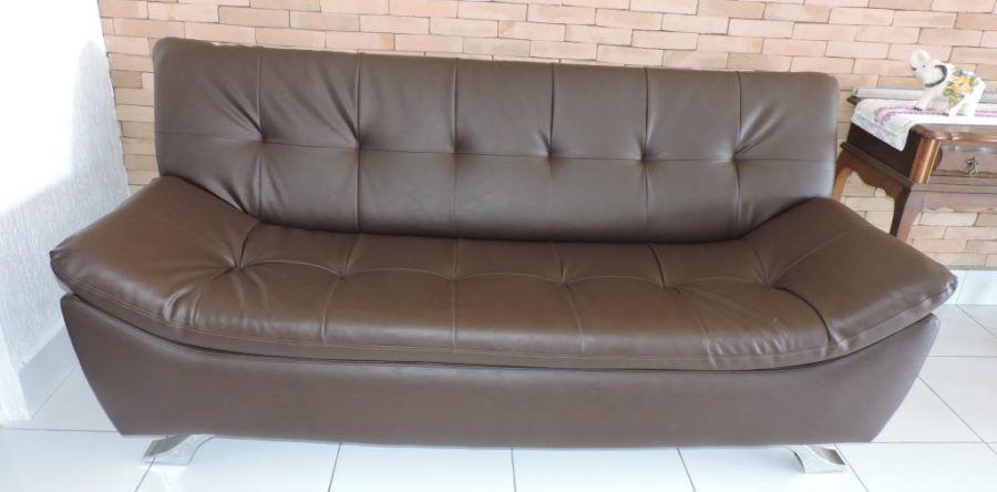 Reforma de Sofá Passion no Tecido Courvin Náutico Marrom