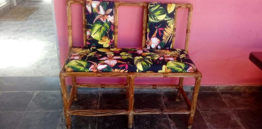 Reforma de Namoradeira no Tecido Acquablock Impermeável