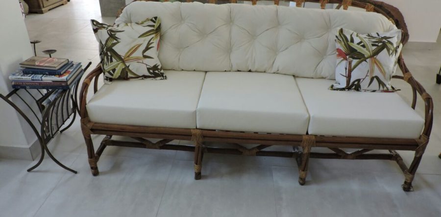 Almofadas sob medida no tecido Acquablock Impermeável Duna Cru