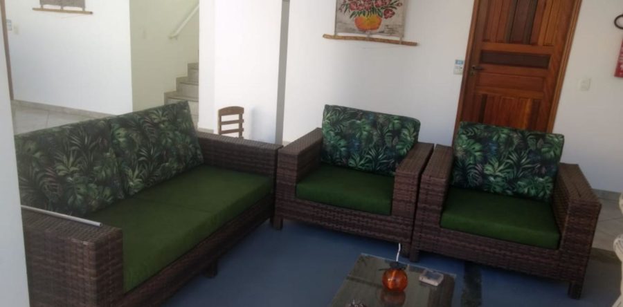 Almofadas sob medida com tecido Acquablock Impermeável Maranta Preto e Duna Bandeira