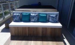 Almofadas sob medida no tecido Courvin Branco Náutico